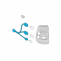 OEM 2004 Toyota Tundra Socket Diagram - 81555-0C010