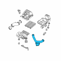 OEM 2011 Honda Civic Pipe A, Air Inlet Diagram - 17243-RMX-000