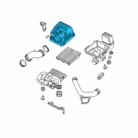 OEM 2011 Honda Civic Cover, Air Cleaner Diagram - 17210-RMX-000