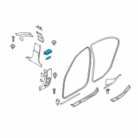 OEM 2010 BMW 528i xDrive Interior Light Diagram - 63-31-6-962-040