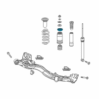 OEM 2017 Honda HR-V Rubber Seat , Dpr Diagram - 52673-T7A-013