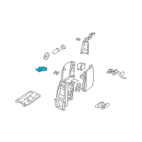 OEM 2006 Chrysler Town & Country Holder-Cell Phone Diagram - 5134365AA