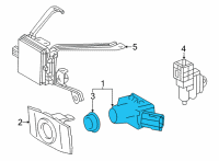 OEM Toyota Avalon Park Sensor Diagram - 89341-06070-C6