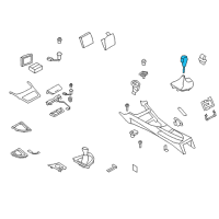 OEM 2011 BMW 1 Series M Pearlescent Chrome Selector Lever Diagram - 25-16-7-570-652