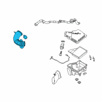 OEM 2010 Ford Mustang Air Tube Diagram - AR3Z-9B659-A