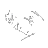 OEM 2009 Ford Focus Filler Cap Diagram - 8L8Z-17632-B