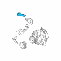 OEM Lexus Bracket, Alternator, No.2 Diagram - 12512-20020