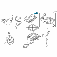 OEM 2015 Chevrolet Cruze Air Mass Sensor Diagram - 12671624