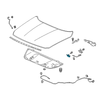 OEM 2020 Honda Accord Latch Assy., Remote Diagram - 74125-TVA-A01