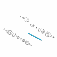 OEM 1998 Oldsmobile Cutlass Shaft, Front Wheel Drive Diagram - 26039298