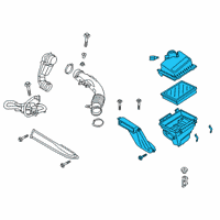 OEM 2022 Lincoln Nautilus Air Cleaner Assembly Diagram - K2GZ-9600-A