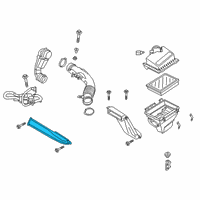 OEM 2019 Lincoln Nautilus Air Duct Diagram - F2GZ-9C675-A