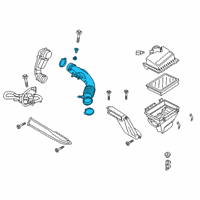 OEM Lincoln Rear Hose Diagram - K2GZ-9B659-A