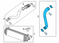 OEM 2022 Cadillac CT4 Outlet Tube Diagram - 84009655