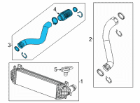 OEM 2022 Cadillac CT4 Inlet Tube Diagram - 84778484