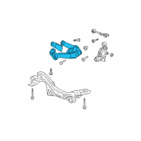 OEM Honda Arm, Left Rear Trailing Diagram - 52371-SWA-A10