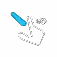 OEM 2010 Dodge Avenger Belt-SERPENTINE Diagram - 4891935AB