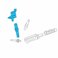 OEM Mercury Coil Diagram - 3L3Z-12029-BA