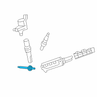 OEM 1998 Ford E-350 Econoline Club Wagon Glow Plug Diagram - F4TZ-12A342-BA