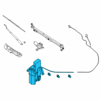 OEM Nissan NV2500 Tank Assy-Windshield Washer Diagram - 28910-1PA0A