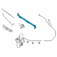 OEM 2019 Nissan NV2500 Link Assy-Wiper Diagram - 28840-1PA0A