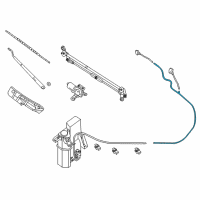 OEM 2020 Nissan NV1500 Hose-Washer Diagram - 28940-1PA0A