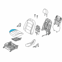 OEM 2018 Kia Forte5 Pad Assembly-Front Seat Diagram - 88150B0020