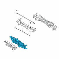 OEM 2022 Kia Telluride Pad U Diagram - 64300S9000