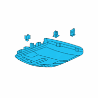 OEM Lincoln Overhead Console Diagram - FA1Z-58519A70-HBH