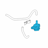 OEM 2018 Acura MDX Water Pump Assembly, Electric Diagram - 1J200-5Y3-004