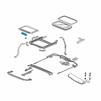 OEM Honda Accord Crosstour Handle, Sunshade *YR412L* (BRIGHT IVORY) Diagram - 70611-TA0-A01ZE