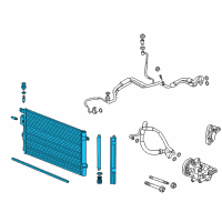 OEM 2018 Chevrolet Equinox Condenser Diagram - 84782527