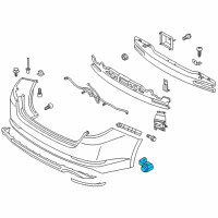 OEM Kia Ultrasonic Sensor As Diagram - 957202T5503D