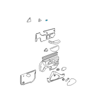 OEM 1998 Chevrolet Cavalier Switch Asm-Outside Rear View Mirror Diagram - 22643143