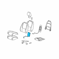 OEM 2007 Chevrolet Equinox Seat Back Heater Diagram - 23163787