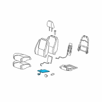 OEM Pontiac Torrent Seat Cushion Heater Diagram - 23163789