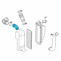 OEM 2015 Scion iQ Air Hose Diagram - 17883-47030