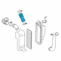 OEM 2012 Scion iQ Air Hose Diagram - 17882-47030