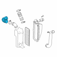 OEM Scion Air Hose Diagram - 17881-47040