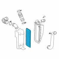 OEM 2013 Scion iQ Element Diagram - 17801-40040