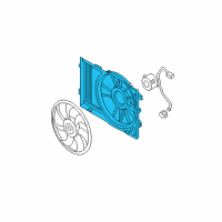 OEM Hyundai Tucson SHROUD-Radiator Diagram - 25350-2E400