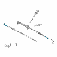 OEM 2016 Kia Sorento End Assembly-Tie Rod, LH Diagram - 56820C1000