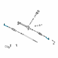 OEM 2017 Kia Sorento End Assembly-Tie Rod, LH Diagram - 56820C1000