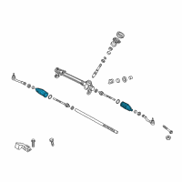 OEM 2019 Kia Optima Bellows-Steering Gear Box Diagram - 56528D4000