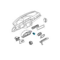 OEM 2010 BMW 335d Engine Start Push Button Diagram - 61-31-9-146-356