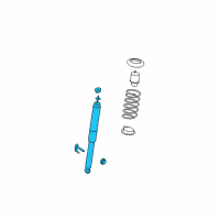 OEM 2010 Ford Edge Shock Diagram - 8T4Z-18125-A