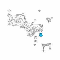 OEM 2018 Kia Sorento BUSHING-CROSSMEMBER Diagram - 62486C6000