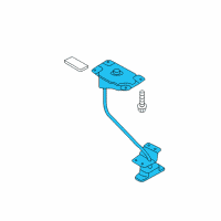 OEM 2019 Hyundai Santa Fe XL Carrier Assembly-Spare Wheel Diagram - 62800-B8000