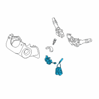 OEM Kia Sorento Ignition Lock Cylinder Diagram - 819001UJ00