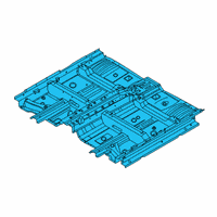 OEM Hyundai Palisade Panel Assembly-Floor, Ctr Diagram - 65100-S8000